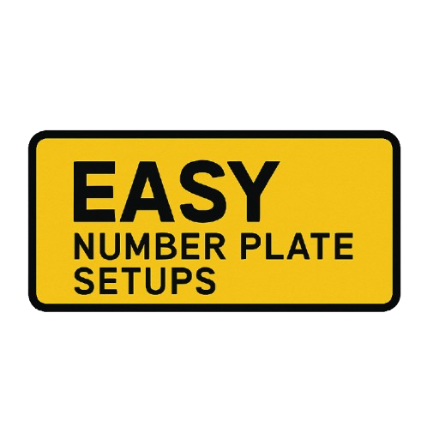 Easy Number Plate Setups